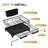 Extendable Dish Rack with Cutlery Holder,Dish Drying Rack, Anti-Rust Black Dish Racks for Kitchen Counter