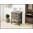 Natural Rattan 2-Drawer Side Table with Semi-Circular Handles, Perfect for Bedroom and Living Room Decor-835796790