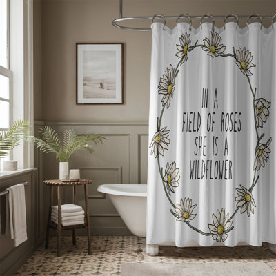 Pride Flower - 1 Piece Standard Shower Curtain