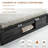 Revan 49" H Farmhouse Bed Frame With Sliding Barn Door Storage Cabinets,Black-365078832-365078835