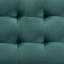 Banc de rangement en velours bleu sarcelle avec rangement H 15,35 po x l 46,06 po x P 16,73 po-1200178164