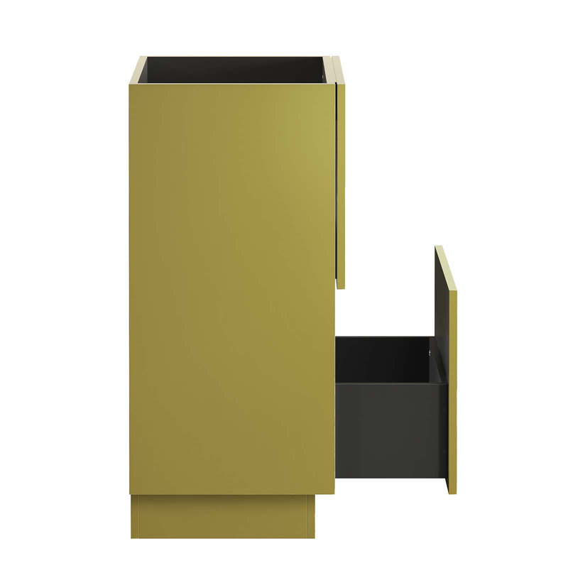 Modway Quantum 18" Single Bathroom Vanity Base Only in Tan