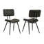 Ensemble de 2 chaises de salle à manger rembourrées