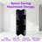 5-Tier L-Shaped Corner Bookshelf With LED Lighting & Baffle-1212803342
