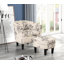 Fauteuil demi-tonneau et repose-pieds de style moderne minimaliste l 25 po (ensemble de 2)-1130326550