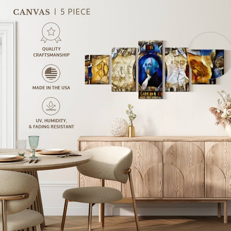 Abstract Money Bill, 24" H x 55" W