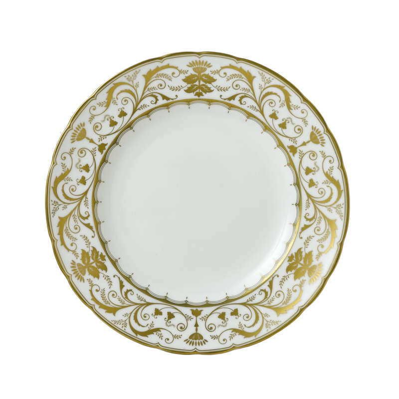 Darley Handmade Bone China Dinner Plate, White
