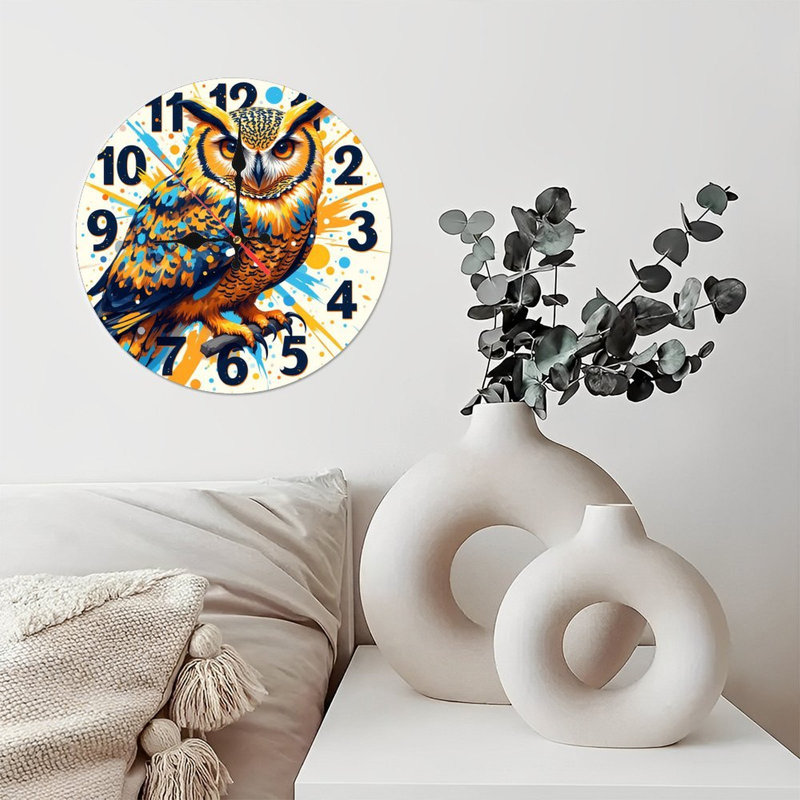 Elegant Spiral Clock