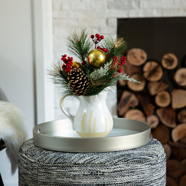 winter faux florals