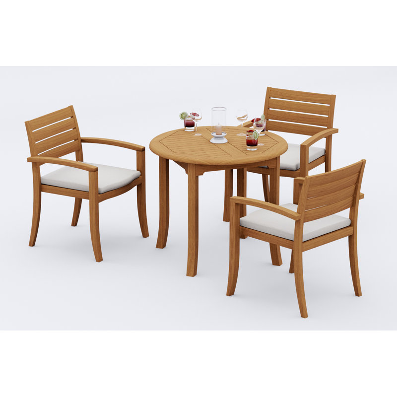 Ensemble de table d'extérieur Alvarado, H 30,5 po x l 36 po x P 36 po, 3