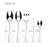 Yesenia 18/0 Stainless Steel Satin/Mirror 45 Pieces Flatware Set
