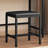 Black Computer Desk With 2 Drawers, Modern Makeup Vanity Desk With Stool-1075240933
