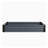 2-Pack 6x3x1ft Black Metal Raised Garden Bed - Heavy Duty Galvanized Steel Planter Box for Vegetables, Flowers & Herbs