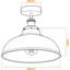Plafonnier semi-encastré avec abat-jour en métal Curvy-1396120853