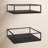 Easton 2 Piece Square Metal Accent shelf