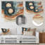 «Eclipse Moon Spiral Of Infinity I», art mural en métal lune, espace-2024691039