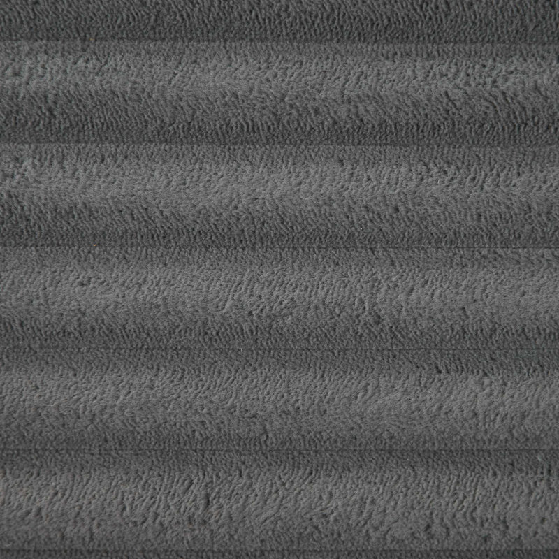 Canapé modulaire en velours côtelé 106 "Boneless, Velours côtelé gris