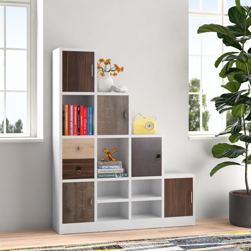 Klint 156cm H x 125cm W Step Bookcase