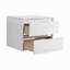 Ensemble de meuble-lavabo modulaire 48 po (47,07 po), armoires doubles en contreplaqué blanc de 24 po avec lavabo gélifié, ensemble de meuble-lavabo KD Flat Pack, solution de rangement moderne