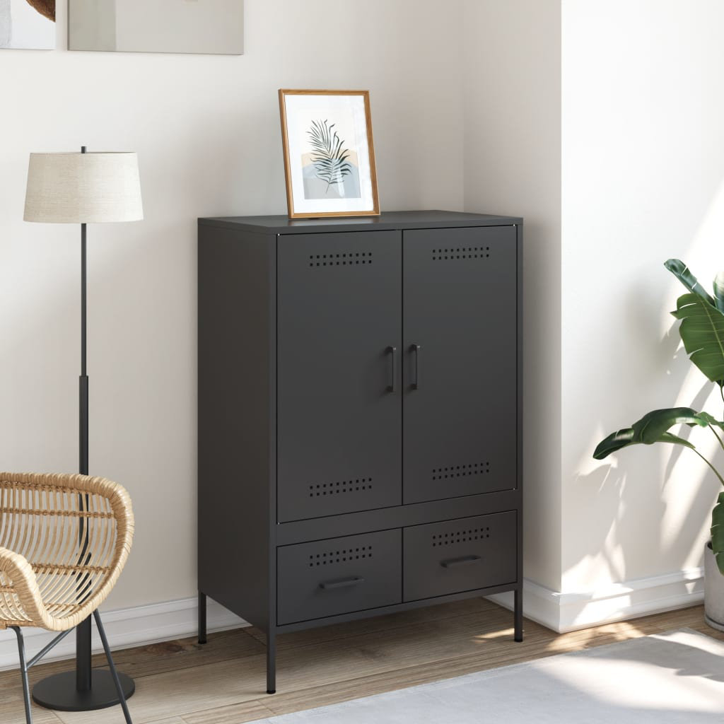 Vidaxl Highboard 68x39x101,5 cm kaltgewalzter Stahl