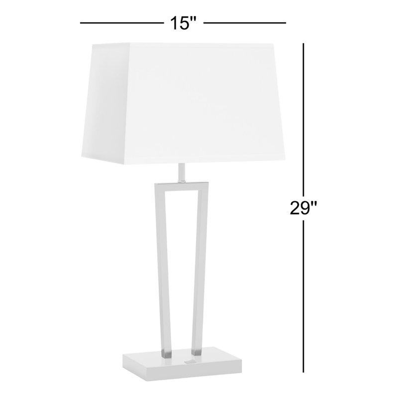 Ensemble de lampes de table noires 28,5 "avec USB Lasater