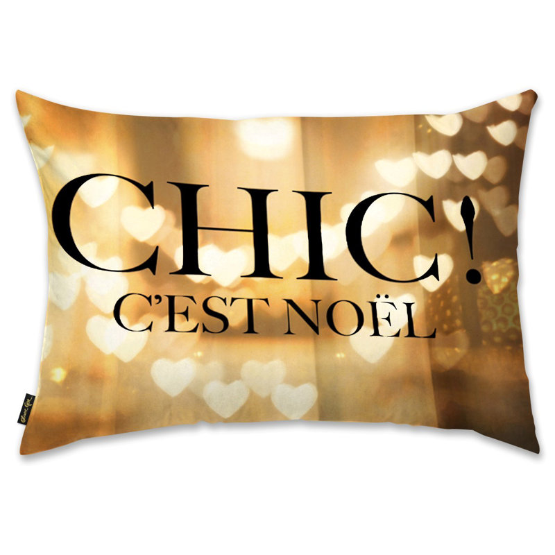 Coussin chic noel