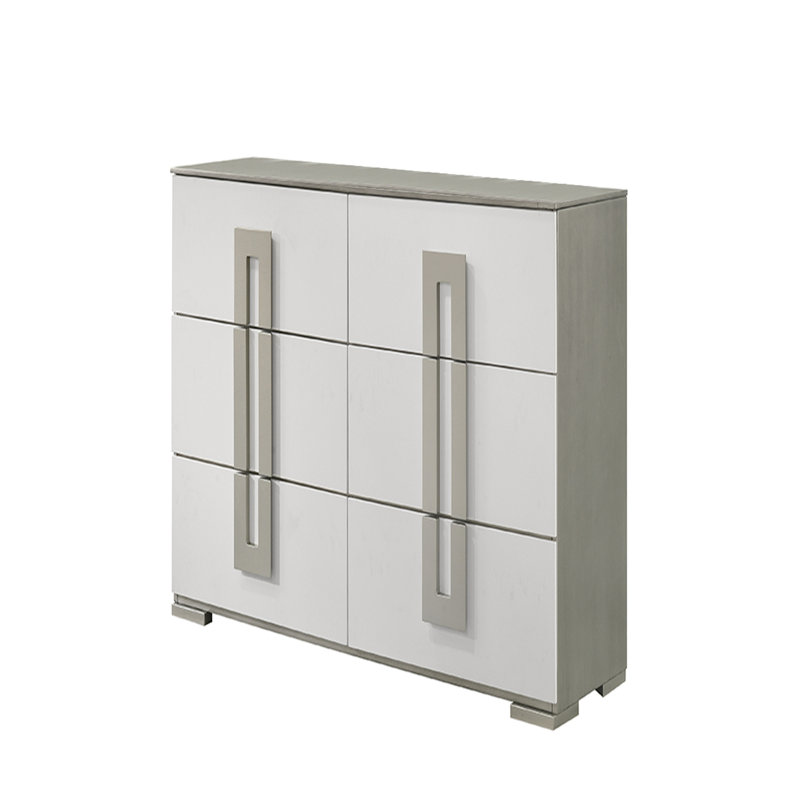 Commode à 6 tiroirs de style contemporain en bois