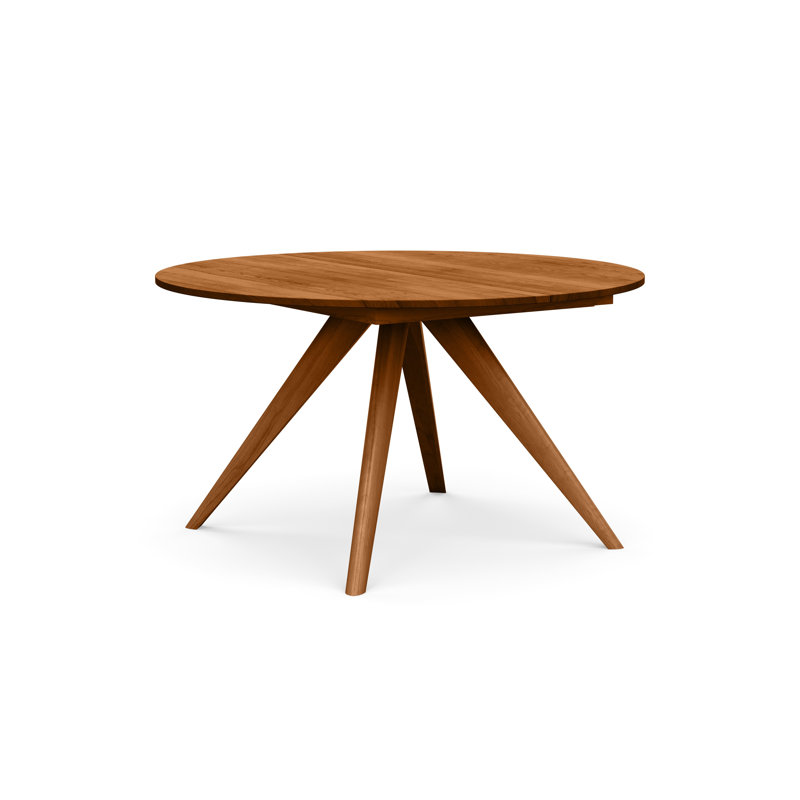 Catalina Round Extension Table, 48" L x 48" W, Autumn Cherry