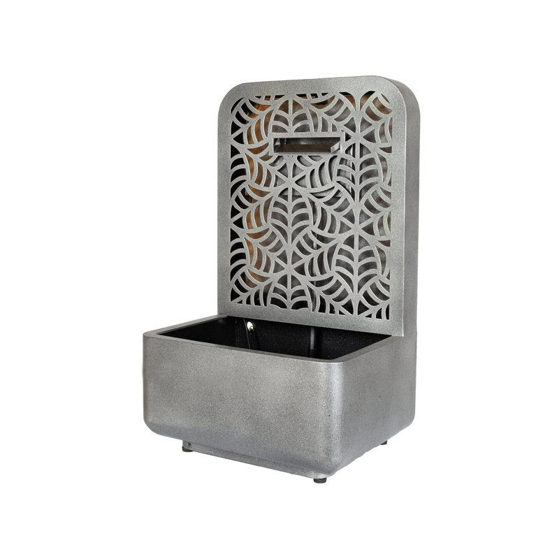 Denetra Easy Fountain Rene Falls with Lights Mains Plugin Powered Water Feature