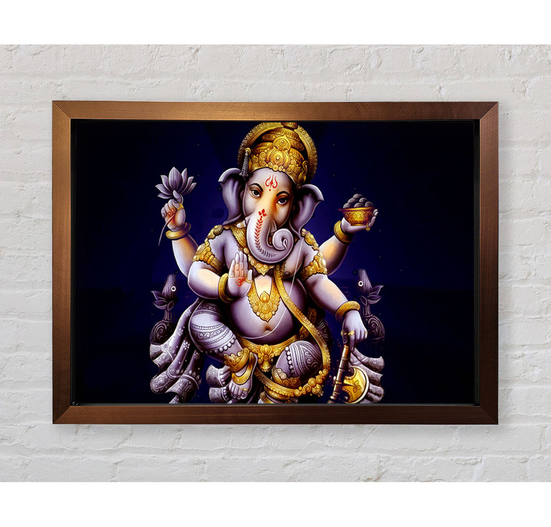 Hindu Ganesh - Einzelner Bilderrahmen Kunstdrucke