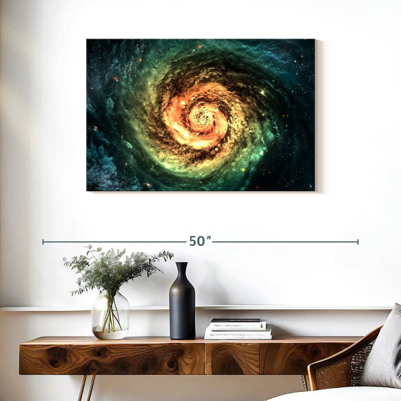 Oberle Spiral Galaxy, 24" H x 36" W