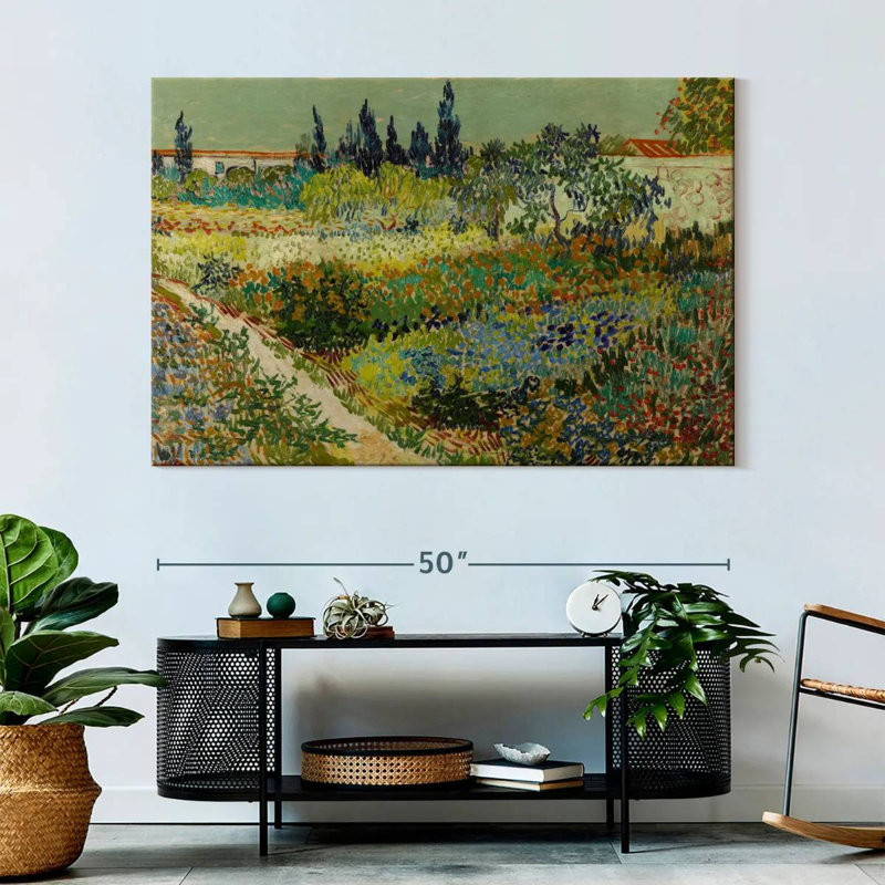 Alvord Garden At Arles, 34" H x 51" W