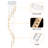 Chebia 12-Light Crystal Column Chandeliers 10ft Long Foyer Pendant Light Dimmable 3000-6000K LED
