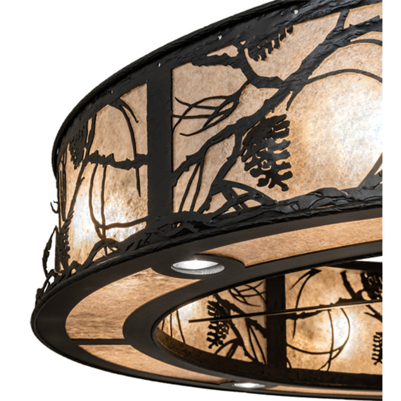 Whispering Pines Downrod Ceiling Fan
