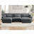Modular Sectional Sofa Couch With Convertible Ottomans-382592438
