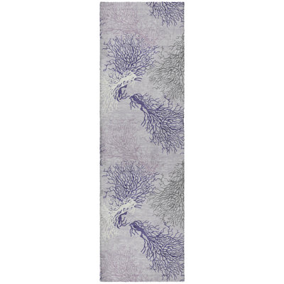 Premium Machine Washable Dream Shag ADS182 Coral Rug