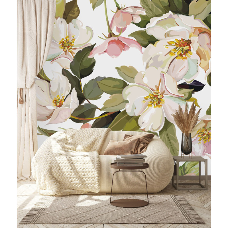 Peel & Stick Wall Mural, 10.42' W x 10.42' L