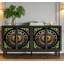 Armoire de rangement artistique avec 4 portes