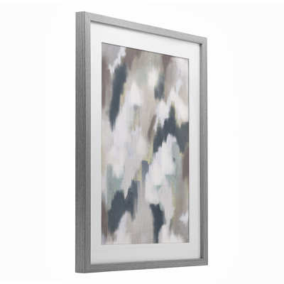 Space Of Time Abstract Framed Print Under Glass, design by J:L Design