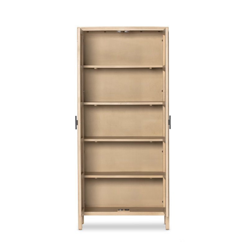Caprice Tall Cabinet, Natural Mango/Light Brown