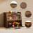 Bread Box For Kitchen Counter, Wooden Double Layer Bread Storage Container Bin,Bread Holde,Countertop Bread Storage With Window