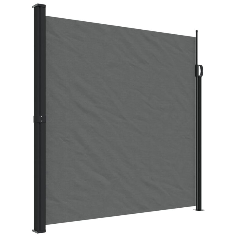 Retractable Side Awning, Anthracite, 200cm H x 300cm W