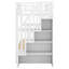 Lit simple superposé au dessus d'un lit simple avec lit gigogne et rangement, blanc-162580210