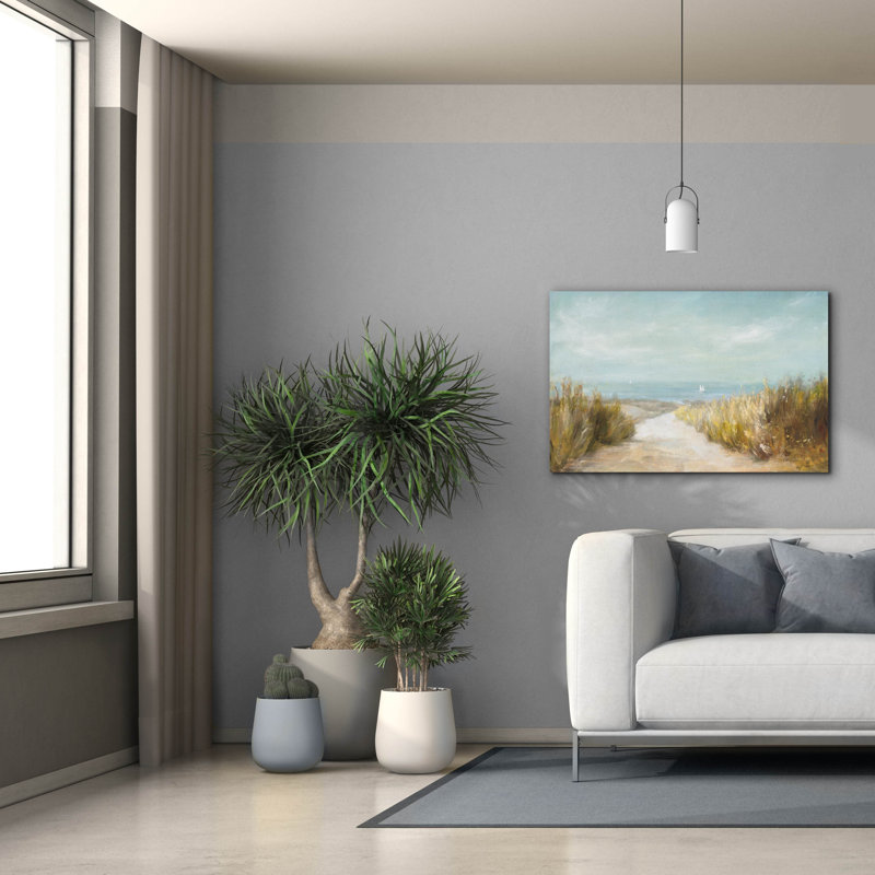 Beachcrest Home 'Distant Sails' by Danhui Nai Canvas Wall Art, 26" H x 40" W