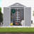 Campcraft Resin Storage Shed, Waterproof, Rust And Uv Proof, Large Storage Space, 12Mm Thick Pp Board, Hd Window Lighting-118230031