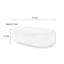 Table basse ovale en fibre de verre Wabi-sabi-112805736