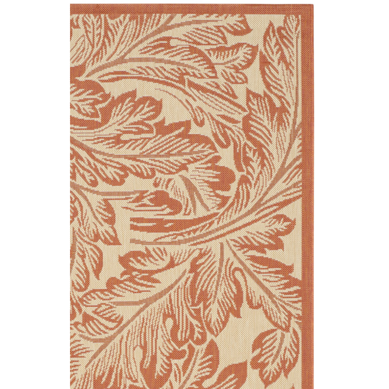 Herefordshire Performance Floral Indoor/Outdoor Area Rug, Rectangle 2' x 3'7"