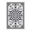 Tapis oriental bleu doux et moelleux Eakes-1363497748