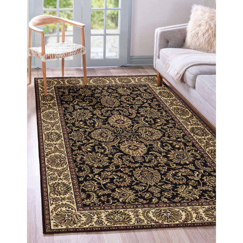 Oriental Indoor Rug, Rectangle 3'3" x 5'4"