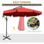 Parasol suspendu en porte-à-faux décalé Hemion 11FT-213883764